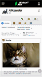 Mobile Screenshot of alikzander.deviantart.com