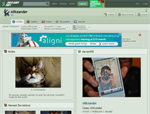 Tablet Screenshot of alikzander.deviantart.com