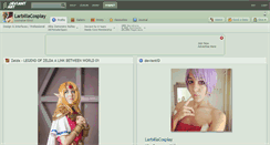 Desktop Screenshot of larbillacosplay.deviantart.com