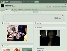 Tablet Screenshot of nachmarcy.deviantart.com