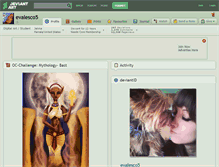 Tablet Screenshot of evalesco5.deviantart.com