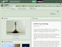 Tablet Screenshot of loshke.deviantart.com