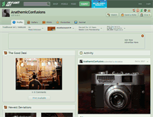 Tablet Screenshot of anathemicconfusions.deviantart.com