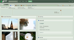 Desktop Screenshot of lunapix.deviantart.com