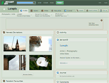 Tablet Screenshot of lunapix.deviantart.com