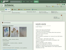 Tablet Screenshot of mlphistorian.deviantart.com