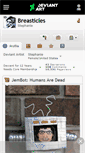 Mobile Screenshot of breasticles.deviantart.com