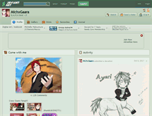 Tablet Screenshot of michxgaara.deviantart.com