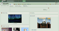 Desktop Screenshot of kill-o-meter.deviantart.com