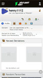 Mobile Screenshot of henry1112.deviantart.com