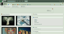 Desktop Screenshot of nikkus.deviantart.com
