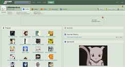 Desktop Screenshot of littlemewtwo.deviantart.com