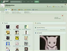 Tablet Screenshot of littlemewtwo.deviantart.com