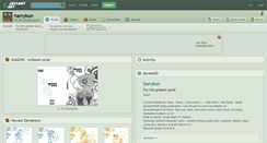 Desktop Screenshot of harrykun.deviantart.com