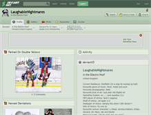 Tablet Screenshot of laughablenightmares.deviantart.com