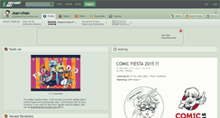 Desktop Screenshot of jean-chan.deviantart.com