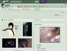 Tablet Screenshot of m-opal.deviantart.com