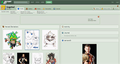 Desktop Screenshot of gogettaz.deviantart.com