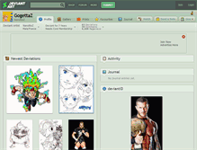 Tablet Screenshot of gogettaz.deviantart.com