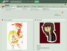 Tablet Screenshot of finlin.deviantart.com