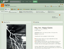 Tablet Screenshot of digitails.deviantart.com