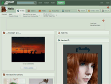 Tablet Screenshot of nailo.deviantart.com
