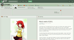 Desktop Screenshot of djvm4god.deviantart.com