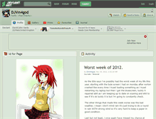 Tablet Screenshot of djvm4god.deviantart.com