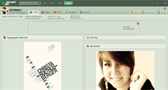Desktop Screenshot of christamr.deviantart.com