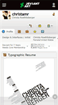 Mobile Screenshot of christamr.deviantart.com