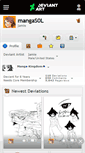 Mobile Screenshot of mangas0l.deviantart.com
