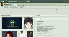 Desktop Screenshot of gamenoob117.deviantart.com