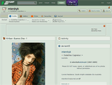 Tablet Screenshot of miershyk.deviantart.com