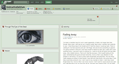 Desktop Screenshot of destructivedelirium.deviantart.com