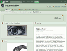 Tablet Screenshot of destructivedelirium.deviantart.com