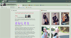 Desktop Screenshot of cosplaypassionx.deviantart.com