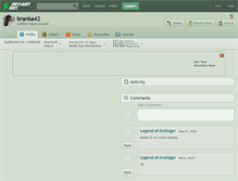 Tablet Screenshot of branka42.deviantart.com