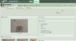 Desktop Screenshot of monkyepum.deviantart.com