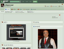 Tablet Screenshot of g-blackwood.deviantart.com