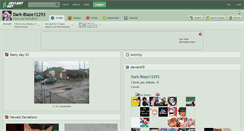 Desktop Screenshot of dark-blaze12293.deviantart.com