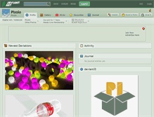 Tablet Screenshot of pixolo.deviantart.com