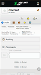 Mobile Screenshot of morcant.deviantart.com