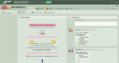 Desktop Screenshot of cute-kawaiix3.deviantart.com