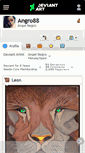 Mobile Screenshot of angro88.deviantart.com