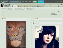 Tablet Screenshot of angro88.deviantart.com