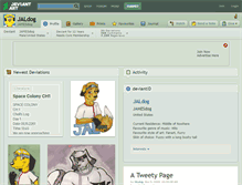 Tablet Screenshot of jaldog.deviantart.com