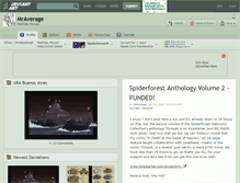Tablet Screenshot of mraverage.deviantart.com