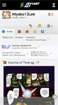 Mobile Screenshot of miyako13lee.deviantart.com