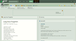 Desktop Screenshot of einsicht.deviantart.com