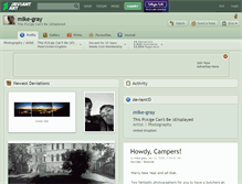 Tablet Screenshot of mike-gray.deviantart.com